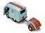 Cool Kombi Oil Tribute GULF 2024 1:18 Solido Azul - Imagem 6