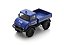 *** PRÉ-ORDER *** Unimog U406 THW 1975 1:64 Schuco Azul - Imagem 1