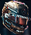 Capacete George Russell Mercedes AMG F1 Team GP Las Vegas 2025 1:5 Spark - Imagem 1