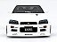 Nissan Skyline GT-R (BNR34) by KRC Japan 2019 1:18 OttOmobile Branco - Imagem 3