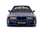 BMW E36 LTO Sedan Turbo Khyzyl Saleem 2023 1:18 OttOmobile Azul - Imagem 3