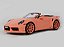 Porsche 911 Turbo S Cabriolet BRABUS 900 2024 1:18 GT Spirit Peetch Pink - Imagem 1