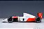 Fórmula 1 McLaren Honda MP4/6 1991 Gerhard Berger 1:18 Autoart (sem logo) - Imagem 15