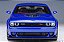 Dodge Challenger R/T Scat Pack Shaker Widebody 2022 1:18 Autoart Indigo Blue - Imagem 3
