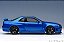 Nissan R34 GT-R Z-Tune Nismo 1:18 Autoart Azul - Imagem 10
