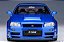 Nissan R34 GT-R Z-Tune Nismo 1:18 Autoart Azul - Imagem 3