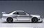 Nissan R34 GT-R Z-Tune Nismo 1:18 Autoart Prata - Imagem 10
