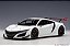 Honda NSX GT3 2018 1:18 Autoart Branco - Imagem 1