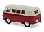 Volkswagen Kombi T1 Bus 1963 1:36 Welly Vermelho - Imagem 4