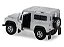 Land Rover Defender 90 2015 1:36 Welly Prata - Imagem 4
