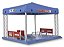 Cenário Autorama Slot Carro Rally Workshop Tent 1:32 SCX - Imagem 3