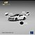 *** PRÉ-ORDER *** Ford Mustang DarkHorse 1:64 CM Model Branco - Imagem 6