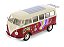 Volkswagen Kombi T1 Bus 1963 1:24 Welly Vermelho - Imagem 3