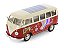 Volkswagen Kombi T1 Bus 1963 1:24 Welly Vermelho - Imagem 1
