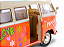 Volkswagen Kombi T1 Bus 1963 1:24 Welly Laranja - Imagem 3