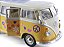 Volkswagen Kombi T1 Bus 1963 1:24 Welly Amarelo - Imagem 3