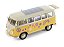 Volkswagen Kombi T1 Bus 1963 1:24 Welly Amarelo - Imagem 5