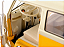 Volkswagen Kombi T1 Bus 1963 1:24 Welly Amarelo - Imagem 5