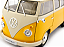 Volkswagen Kombi T1 Bus 1963 1:24 Welly Amarelo - Imagem 3