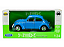 Volkswagen Fusca Beetle 1:24 Welly Azul - Imagem 6