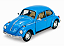 Volkswagen Fusca Beetle 1:24 Welly Azul - Imagem 1