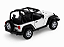 Jeep Wrangler Rubicon Conversível 2007 1:24 Welly Branco - Imagem 2