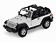 Jeep Wrangler Rubicon Conversível 2007 1:24 Welly Branco - Imagem 1