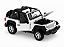 Jeep Wrangler Rubicon Conversível 2007 1:24 Welly Branco - Imagem 3