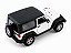 Jeep Wrangler Rubicon SoftTop 2007 1:24 Welly Branco - Imagem 2
