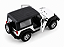 Jeep Wrangler Rubicon SoftTop 2007 1:24 Welly Branco - Imagem 4