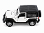 Jeep Wrangler Rubicon SoftTop 2007 1:24 Welly Branco - Imagem 5