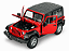 Jeep Wrangler Rubicon SoftTop 2007 1:24 Welly Vermelho - Imagem 3