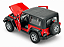 Jeep Wrangler Rubicon SoftTop 2007 1:24 Welly Vermelho - Imagem 4