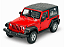 Jeep Wrangler Rubicon SoftTop 2007 1:24 Welly Vermelho - Imagem 1