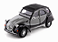 Citroen 2CV 6 Charleston 1:24 Welly Cinza - Imagem 1