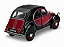 Citroen 2CV 6 Charleston 1:24 Welly Vermelho - Imagem 2