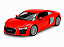 Audi R8 V10 2016 1:24 Welly Vermelho - Imagem 1