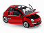Fiat 500 2007 1:24 Welly Vermelho - Imagem 4