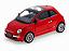 Fiat 500 2007 1:24 Welly Vermelho - Imagem 1