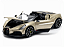 Bugatti W16 Mistral 1:24 Welly Dourado - Imagem 6
