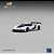*** PRÉ-ORDER *** Ford GT MK IV 1:64 CM Model Branco - Imagem 1