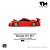 *** PRÉ-ORDER *** Porsche 911 GT1 1998 1:64 Trends Hobby Vermelho QTD3 - Imagem 2