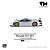 *** PRÉ-ORDER *** Porsche 911 GT1 1998 1:64 Trends Hobby Prata QTD3 - Imagem 2