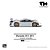 *** PRÉ-ORDER *** Porsche 911 GT1 1998 1:64 Trends Hobby Prata QTD3 - Imagem 3