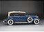 Ford Lincoln KB 1931  1:18 Sunstar Platinum Azul - Imagem 10