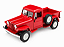 Jeep Willys Pickup 1947 1:24 Welly Vermelho - Imagem 1