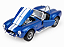 Shelby Cobra 427 S/C 1965 1:24 Welly Azul - Imagem 3
