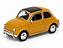 Fiat Nuova 500 1:24 Welly Amarelo - Imagem 1