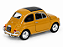Fiat Nuova 500 1:24 Welly Amarelo - Imagem 2