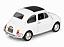 Fiat Nuova 500 1:24 Welly Branco - Imagem 2